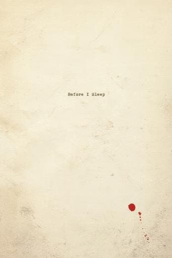 Movie poster for Before I Sleep