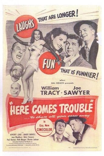 Movie poster for Here Comes Trouble