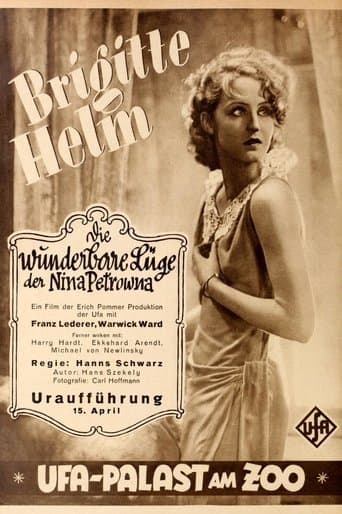 Movie poster for The Wonderful Lies of Nina Petrovna