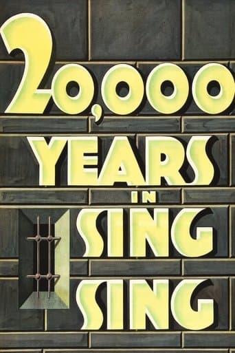 Movie poster for 20,000 Years in Sing Sing