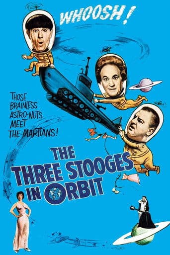 Movie poster for The Three Stooges in Orbit