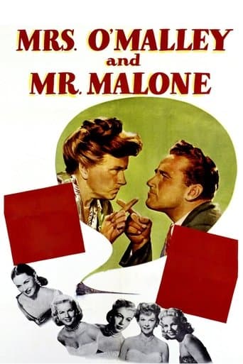 Movie poster for Mrs. O'Malley and Mr. Malone