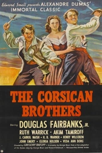 Movie poster for The Corsican Brothers