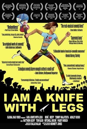 Movie poster for I Am a Knife with Legs