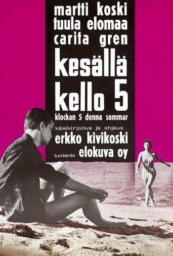 Movie poster for Kesällä kello 5