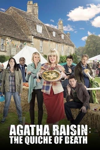 Movie poster for Agatha Raisin and the Quiche of Death