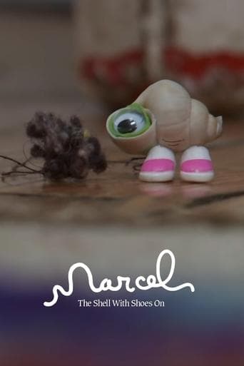 Movie poster for Marcel the Shell with Shoes On