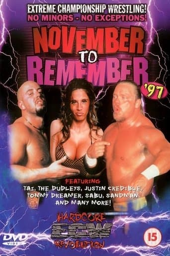 Movie poster for ECW November to Remember 1997