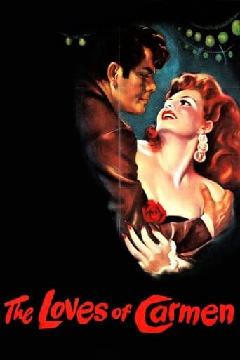 Movie poster for The Loves of Carmen