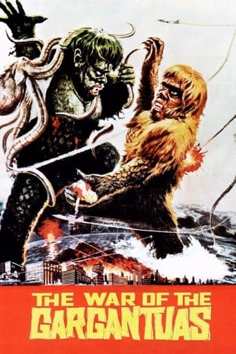 Movie poster for The War of the Gargantuas