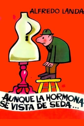 Movie poster for Aunque la hormona se vista de seda...