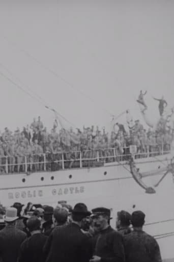 Movie poster for The 'Roslin Castle' (Troopship) Leaving for South Africa