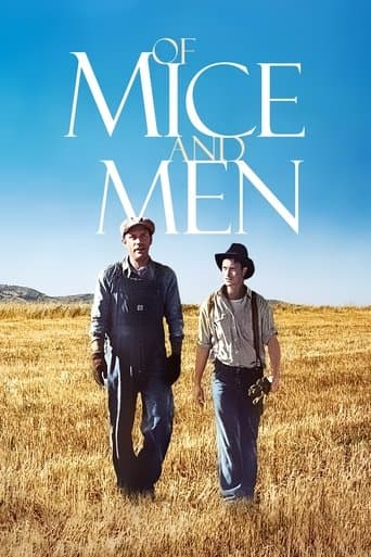 Movie poster for Of Mice and Men