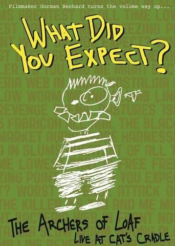 Movie poster for What Did You Expect: The Archers of Loaf Live at Cat's Cradle