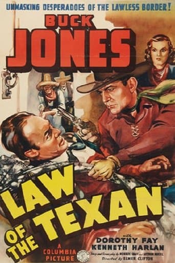 Movie poster for Law of the Texan