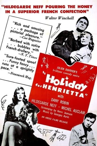 Movie poster for Holiday for Henrietta