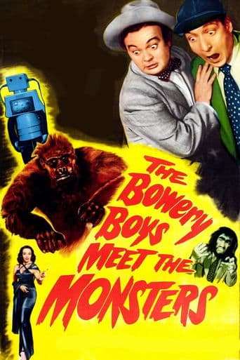 Movie poster for The Bowery Boys Meet the Monsters