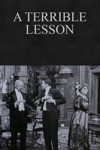 Movie poster for A Terrible Lesson