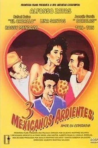 Movie poster for Tres Mexicanos ardientes