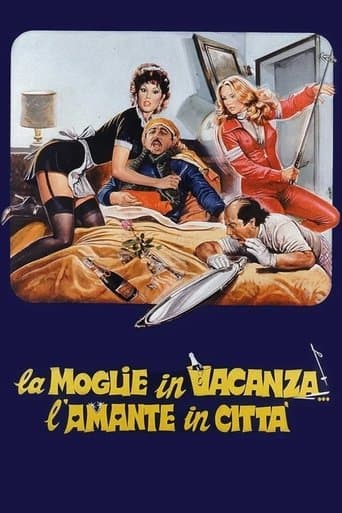 Movie poster for The Wife on Vacation... The Lover in Town