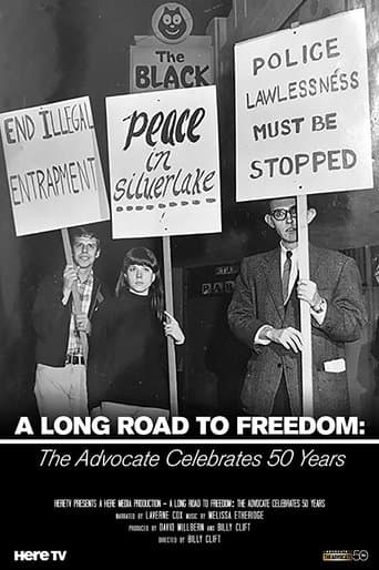Movie poster for The Advocate Celebrates 50 Years: A Long Road to Freedom