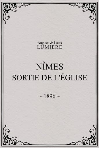 Movie poster for Nîmes, sortie de l'église