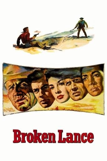 Movie poster for Broken Lance