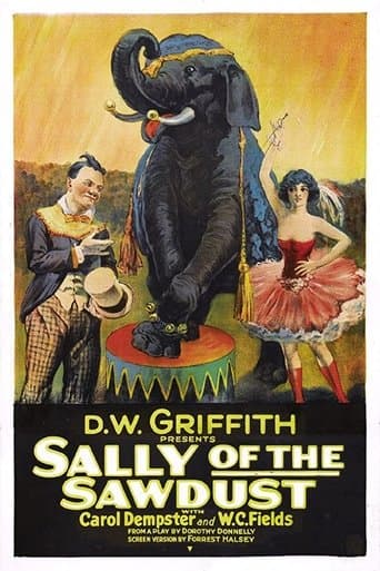 Movie poster for Sally of the Sawdust