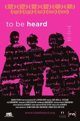 Movie poster for To Be Heard