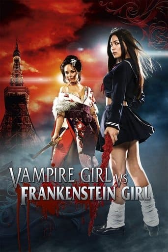 Movie poster for Vampire Girl vs. Frankenstein Girl