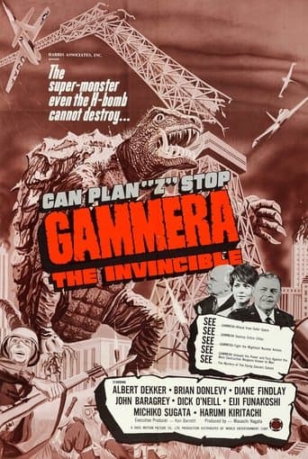 Movie poster for Gammera the Invincible