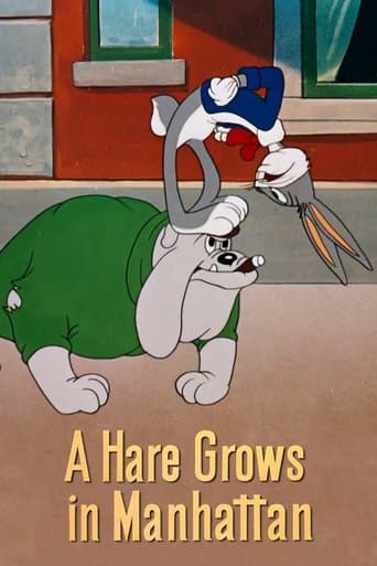 Movie poster for A Hare Grows in Manhattan