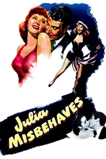 Movie poster for Julia Misbehaves