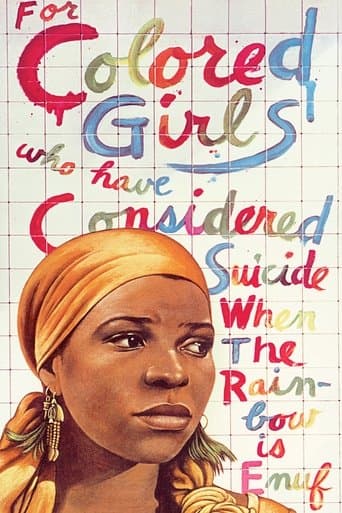 Movie poster for For Colored Girls Who Have Considered Suicide / When the Rainbow Is Enuf