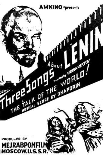 Movie poster for Three Songs About Lenin