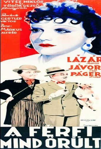 Movie poster for A férfi mind őrült