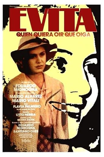 Movie poster for Evita, quien quiera oír que oiga