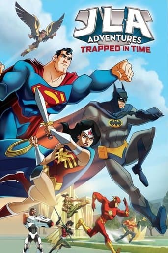 Movie poster for JLA Adventures: Trapped in Time