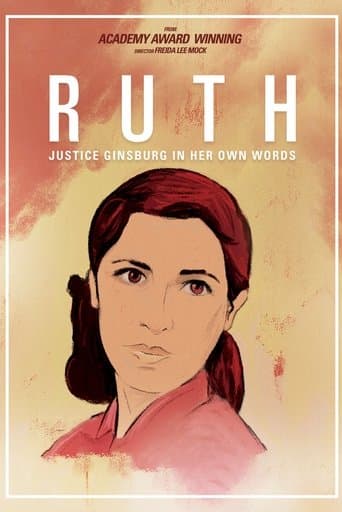 Movie poster for RUTH - Justice Ginsburg in her own Words