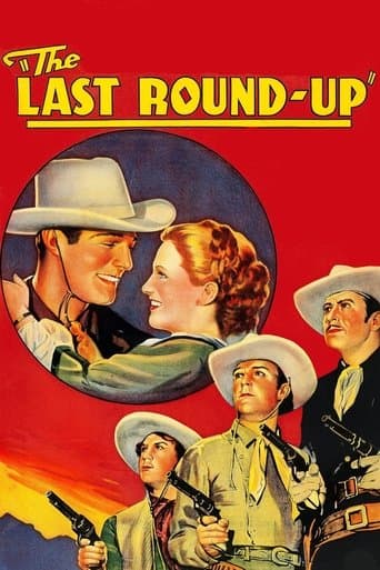 Movie poster for The Last Round-up