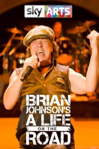 Movie poster for Brian Johnson's A Life on the Road