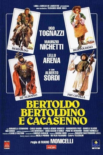 Movie poster for Bertoldo, Bertoldino, and Cacasenno