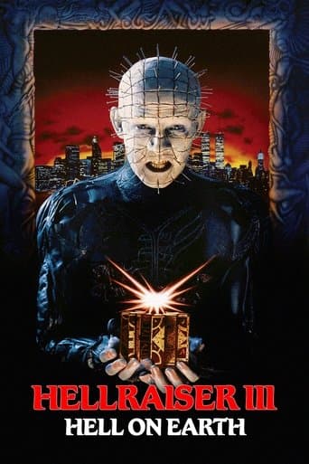 Movie poster for Hellraiser III: Hell on Earth