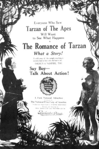 Movie poster for The Romance of Tarzan