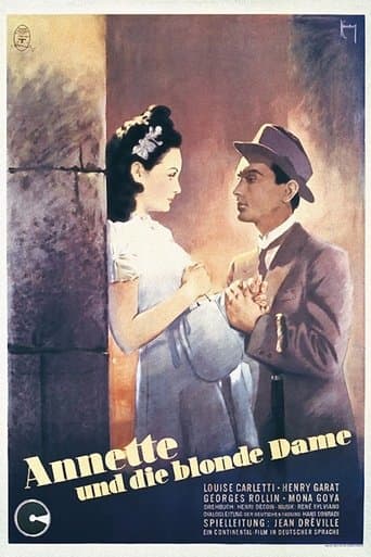 Movie poster for Annette and the Blonde Woman