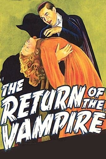 Movie poster for The Return of the Vampire