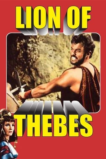 Movie poster for The Lion of Thebes
