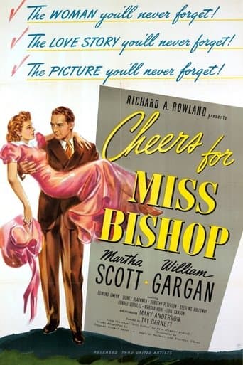 Movie poster for Cheers for Miss Bishop
