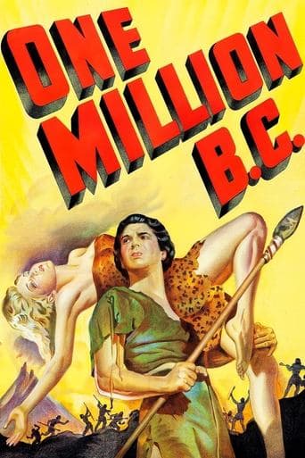 Movie poster for One Million B.C.
