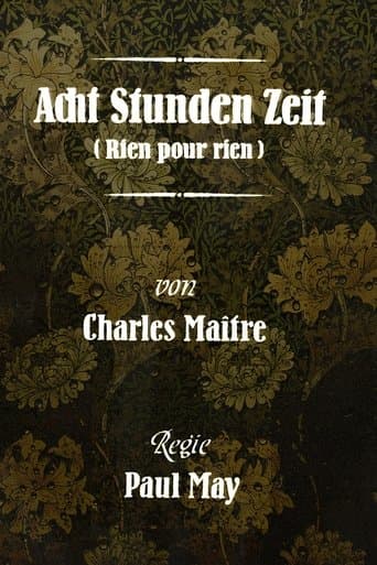 Movie poster for Acht Stunden Zeit